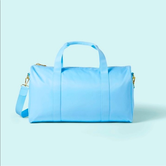 Stoney Clover Lane Bags Stoney Clover Lane X Target Light Blue Duffle Bag Poshmark